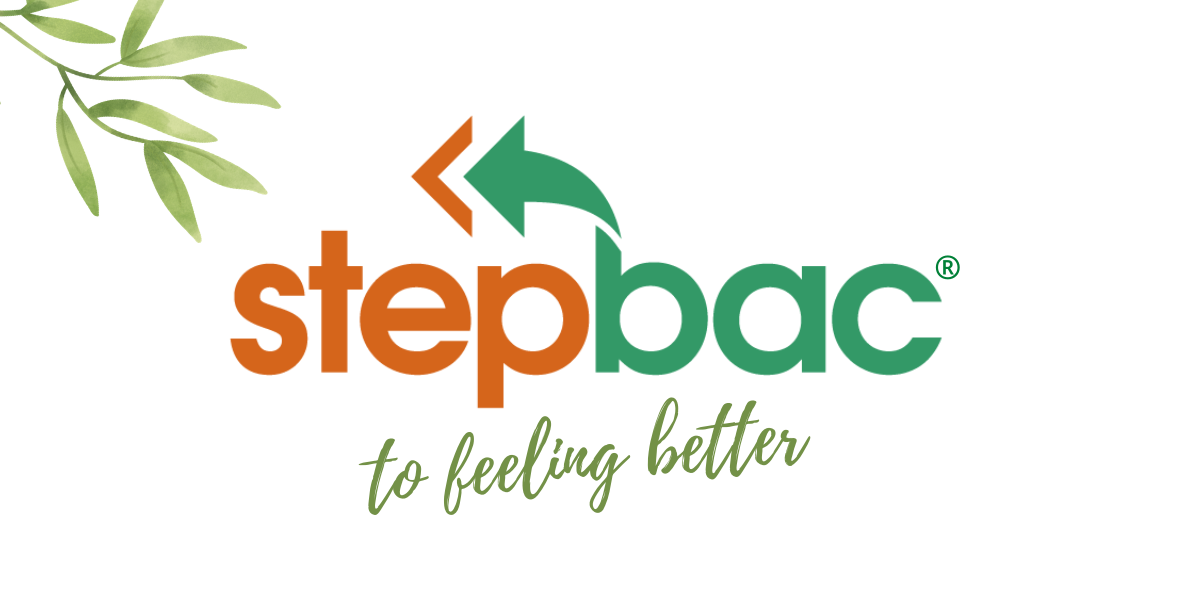 Stepbac logo - Stepbac to feeling better